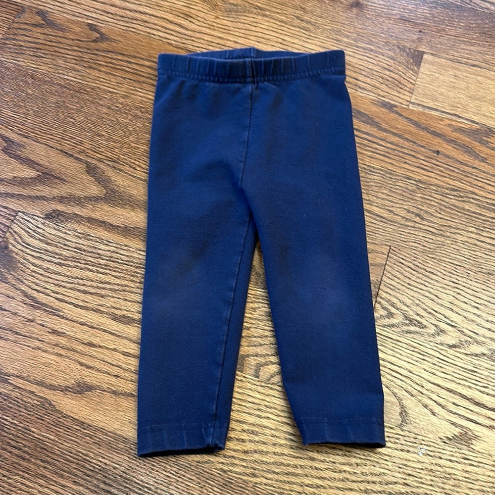 GUC Hanna Andersson Navy Leggings; 18-24M
